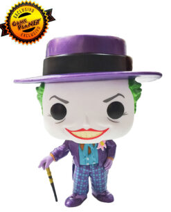 FIGURA POP BATMAN THE JOKER WITH HAT METALLIC