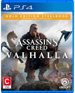 ASSASSINS CREED VALHALLA STEELBOOK GOLD