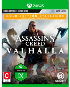 ASSASSINS CREED VALHALLA STEELBOOK GOLD