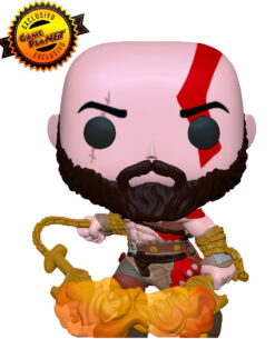 FIGURA POP GOD OF WAR KRATOS WITH BLADES OF CHAOS EXCLUSIVO GP Y G