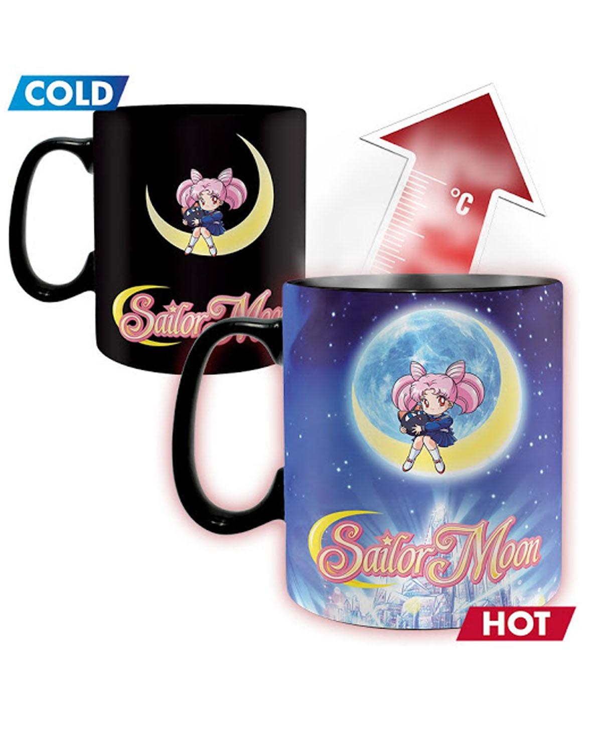 TAZA DE CERAMICA SAILOR MOON SAILOR MOON AND CHIBI MAGIC - Image 2