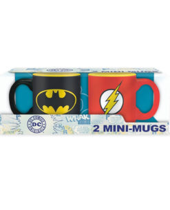 SET DE TAZAS DE CERAMICA DC COMICS BATMAN AND FLASH
