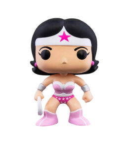 FIGURA POP WONDER WOMAN BREAST CANCER AWARENESS