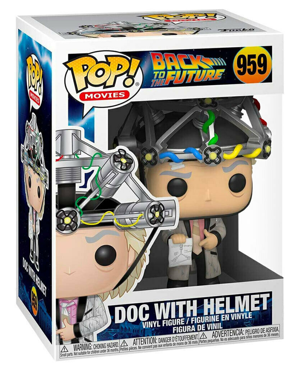 FIGURA POP BACK TO THE FUTURE DOC WITH HELMET - Image 2