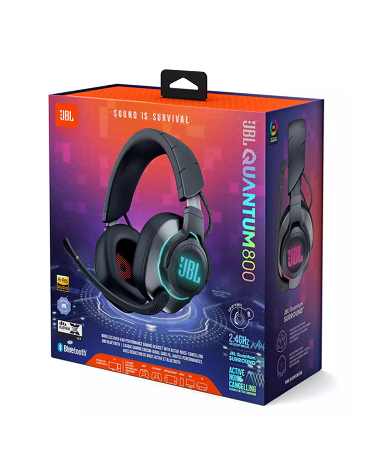 QUANTUM 800 AUDIFONOS CON CANCELACION DE RUIDO Y BLUETOOTH 5.0 - Image 3