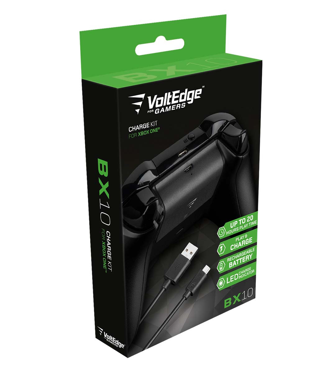 KIT DE CARGA PARA CONTROLES XBOX ONE VOLTEDGE BX10 - Image 3