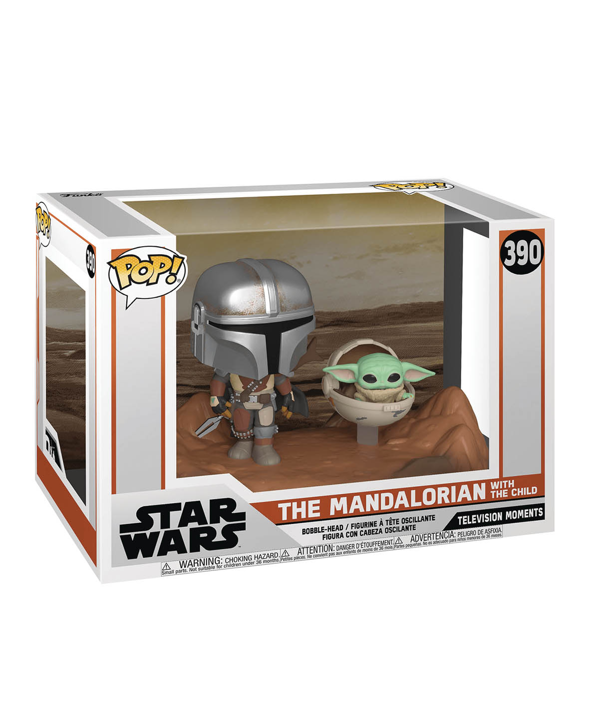 FIGURA POP THE MANDALORIAN THE CHILD AND MANDALORIAN - Image 2