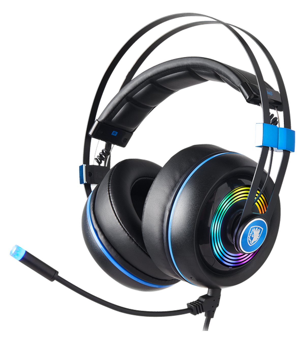 HEADSET PC SADES ALAMBRICO ARMOR NEGRO