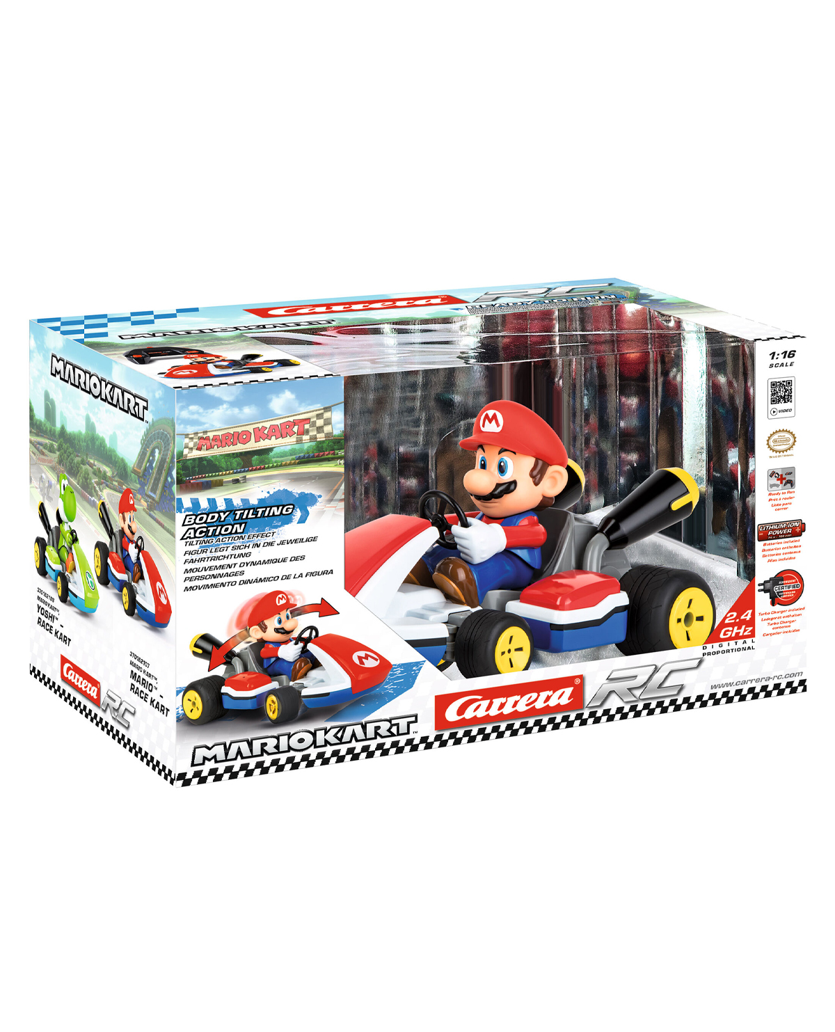 CARRO DE RADIO CONTROL CON SONIDO MARIO KART MARIO - Image 2