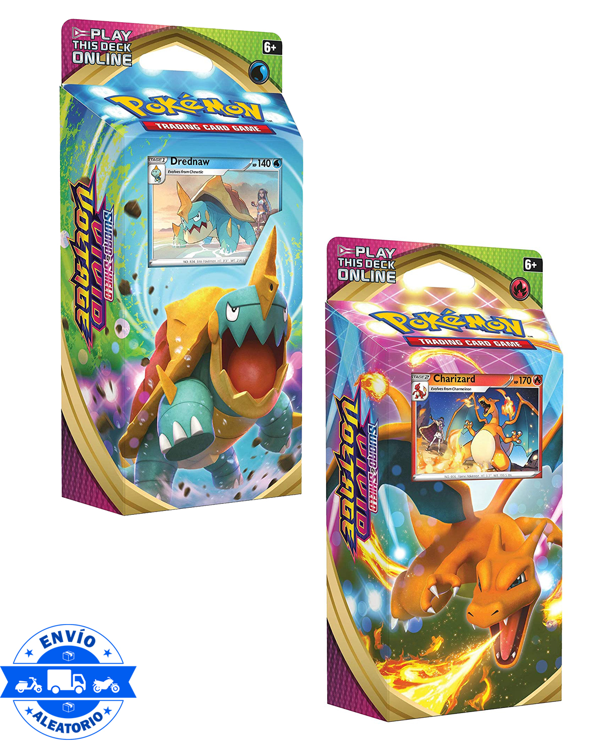 DECK POKEMON TRADING CARD GAME SWORD AND SHIELD VOLTAJE VIVIDO
