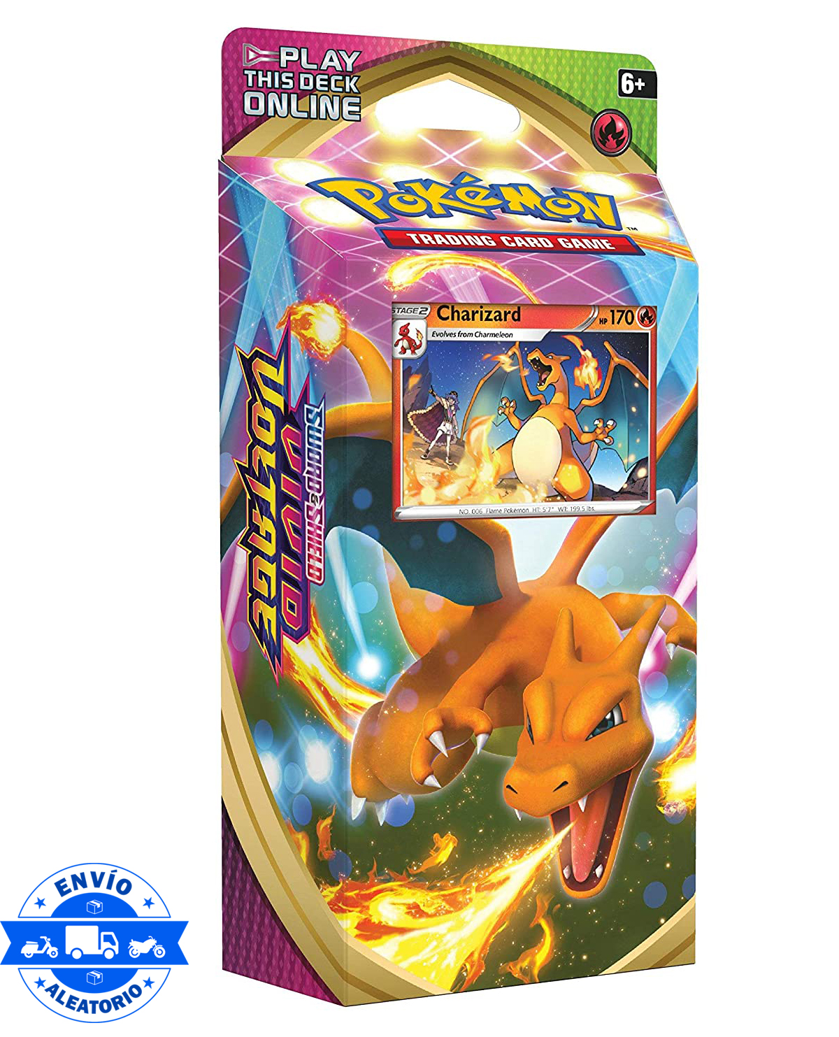 DECK POKEMON TRADING CARD GAME SWORD AND SHIELD VOLTAJE VIVIDO - Image 3