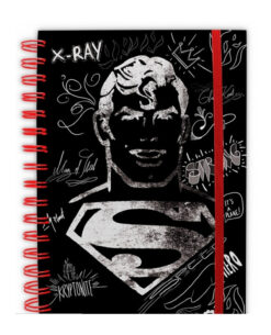 LIBRETA DC COMICS SUPERMAN NEGRA