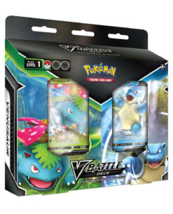 DECK POKEMON TRADING CARD GAME VENOSAUR AND BLASTOISE V INGLES