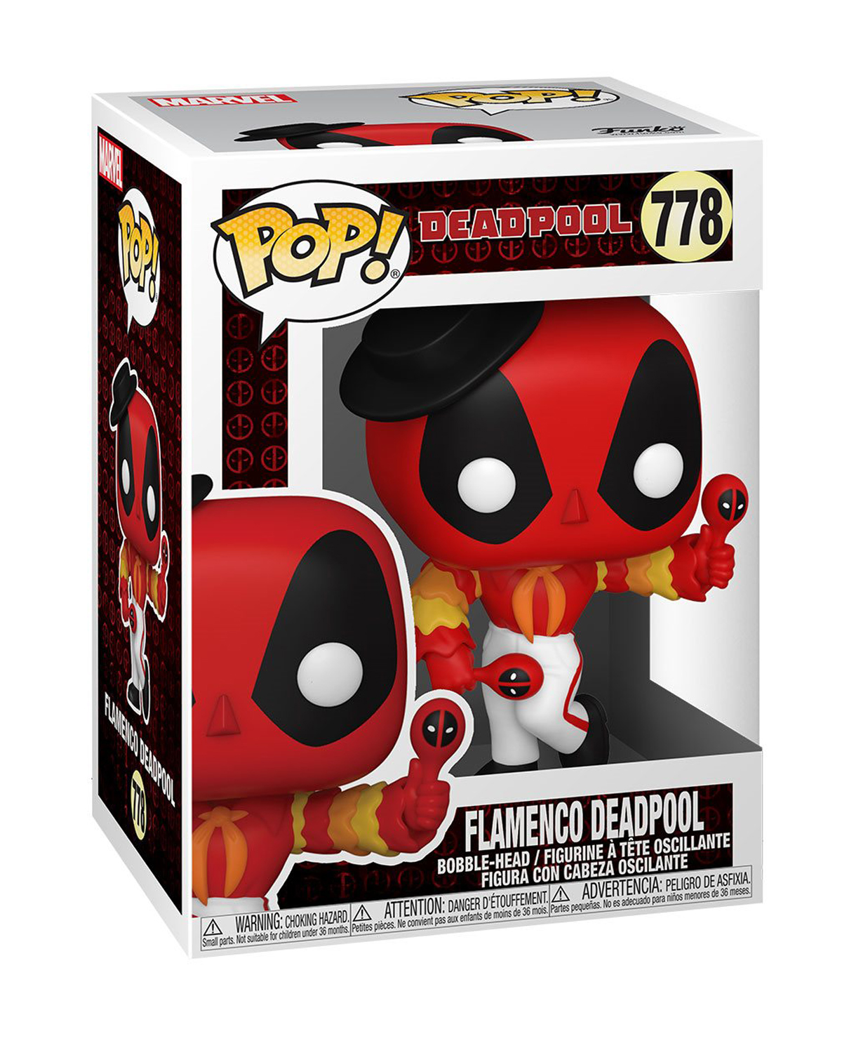 FIGURA POP MARVEL DEADPOOL FLAMENCO DEADPOOL - Image 2
