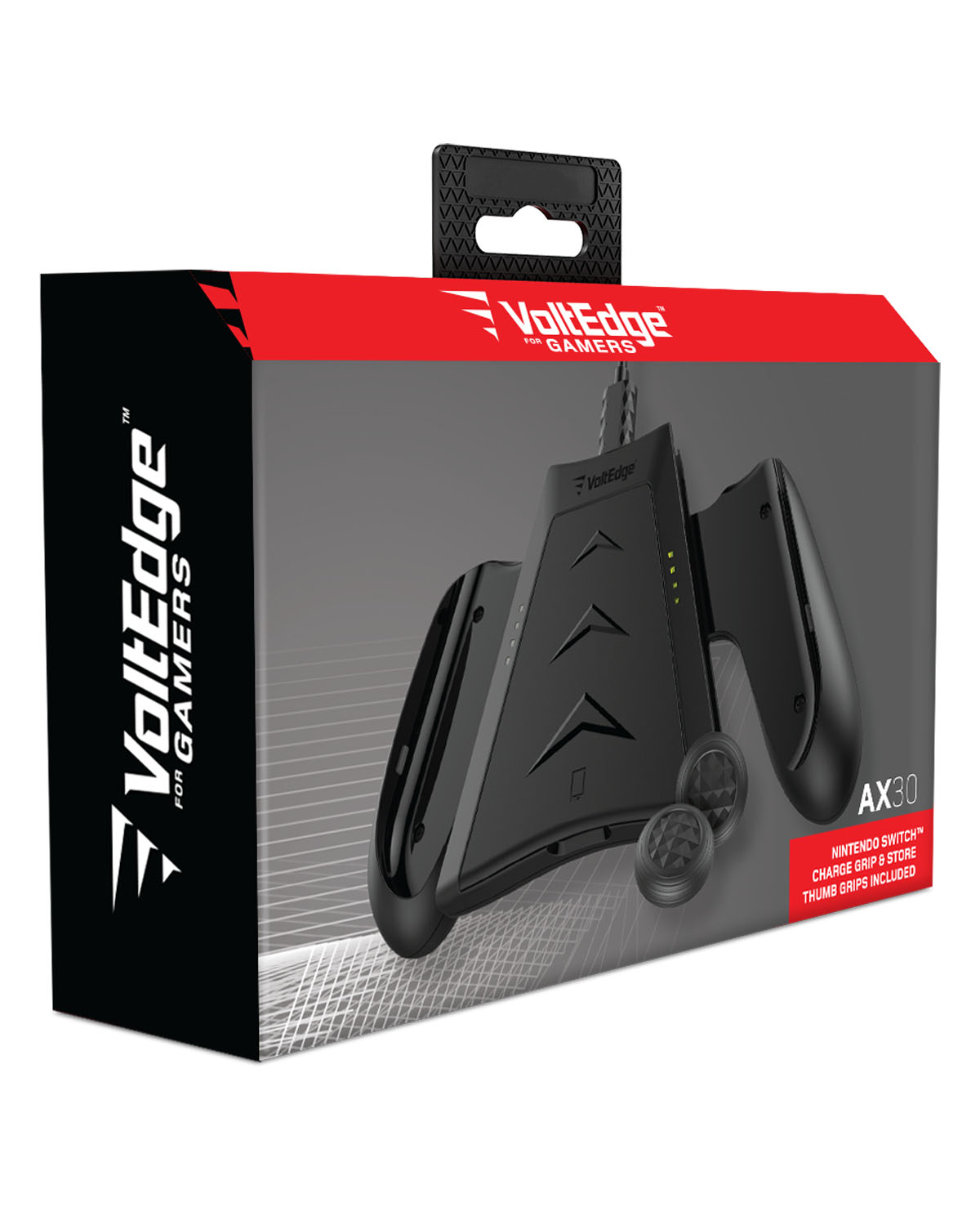 AGARRADERA CON ALMACENAMIENTO NINTENDO SWITCH VOLTEDGE AX30