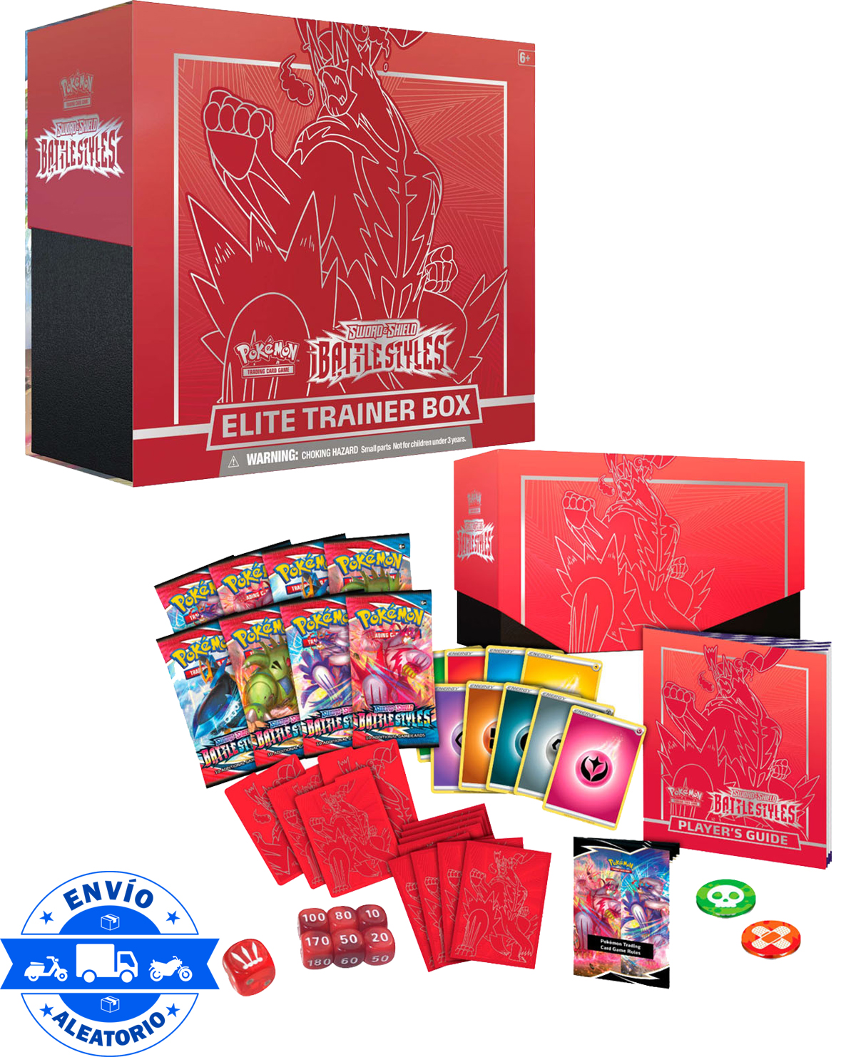 CAJA POKEMON TRADING CARD GAME SWORD AND SHIELD BATTLE STYLES ELITE - Image 2