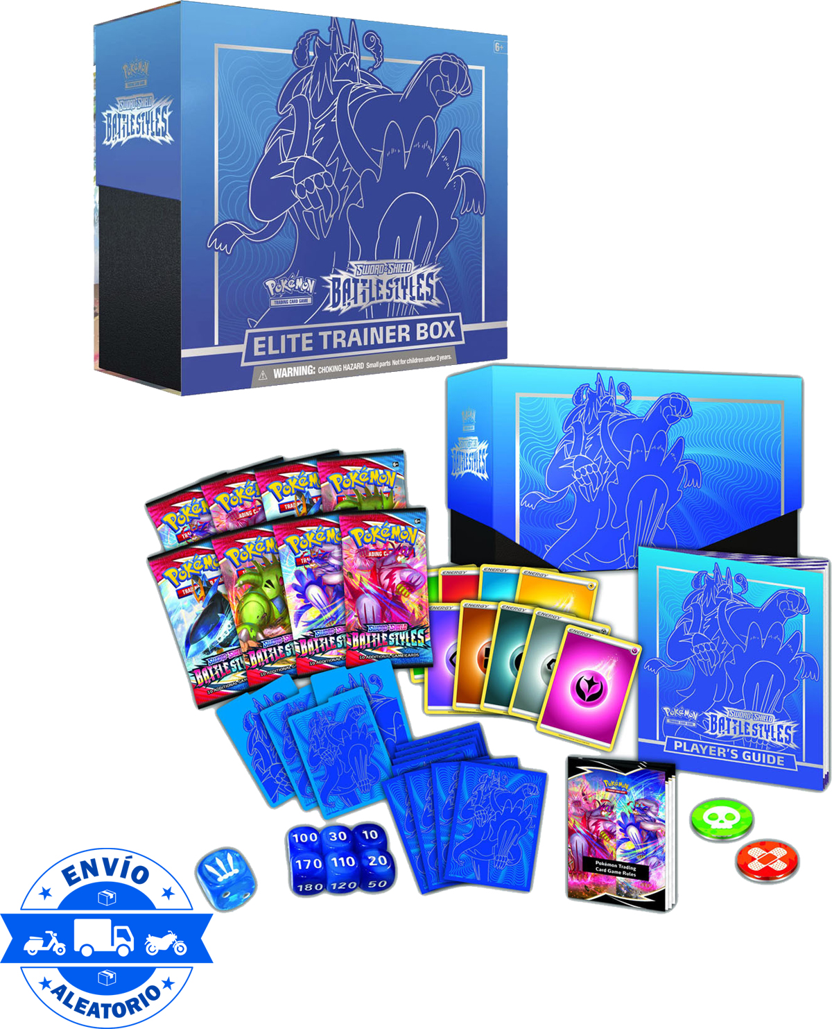 CAJA POKEMON TRADING CARD GAME SWORD AND SHIELD BATTLE STYLES ELITE - Image 3