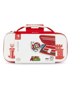 ESTUCHE RIGIDO NINTENDO SWITCH POWER A MARIO WHITE