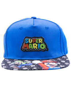 GORRA SNAPBACK SUPER MARIO AZUL