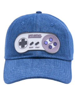 GORRA CLASICA CONTROL SUPER NINTENDO AZUL