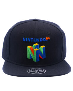 GORRA SNAPBACK LOGO NINTENDO 64 NEGRA