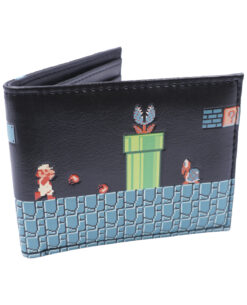 CARTERA SUPER MARIO UNDERWORLD NEGRA