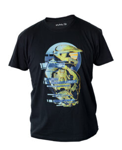 PLAYERA NEGRA MASTER CHIEF NEW GROUND MEDIANA