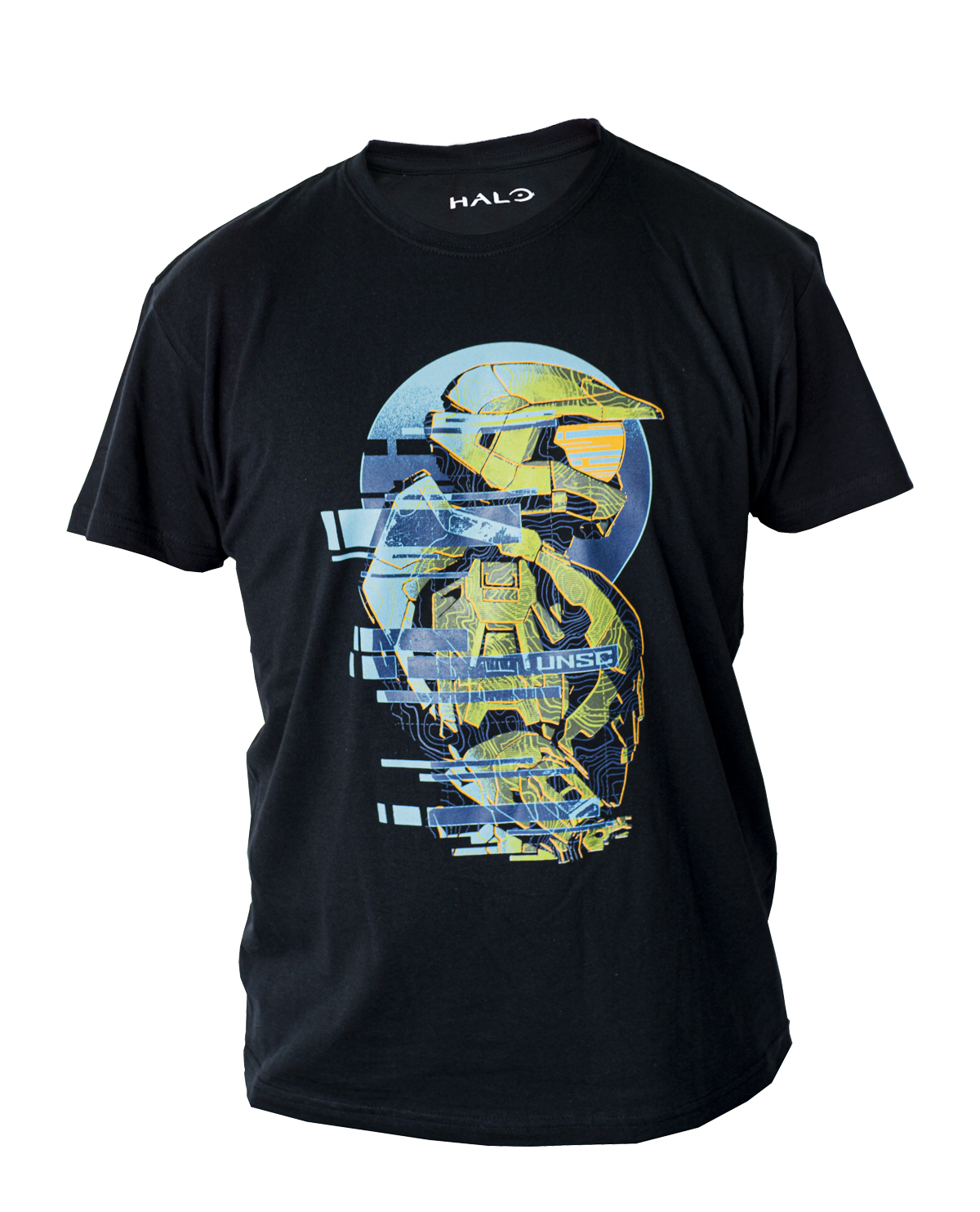 PLAYERA NEGRA MASTER CHIEF NEW GROUND MEDIANA