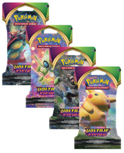 SOBRE CON MANGA POKEMON TRADING CARD GAME SWORD AND SHIELD VOLTAJE VIVIDO