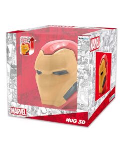TAZA DE CERAMICA SENSIBLE AL CALOR MARVEL IRON MAN 3D