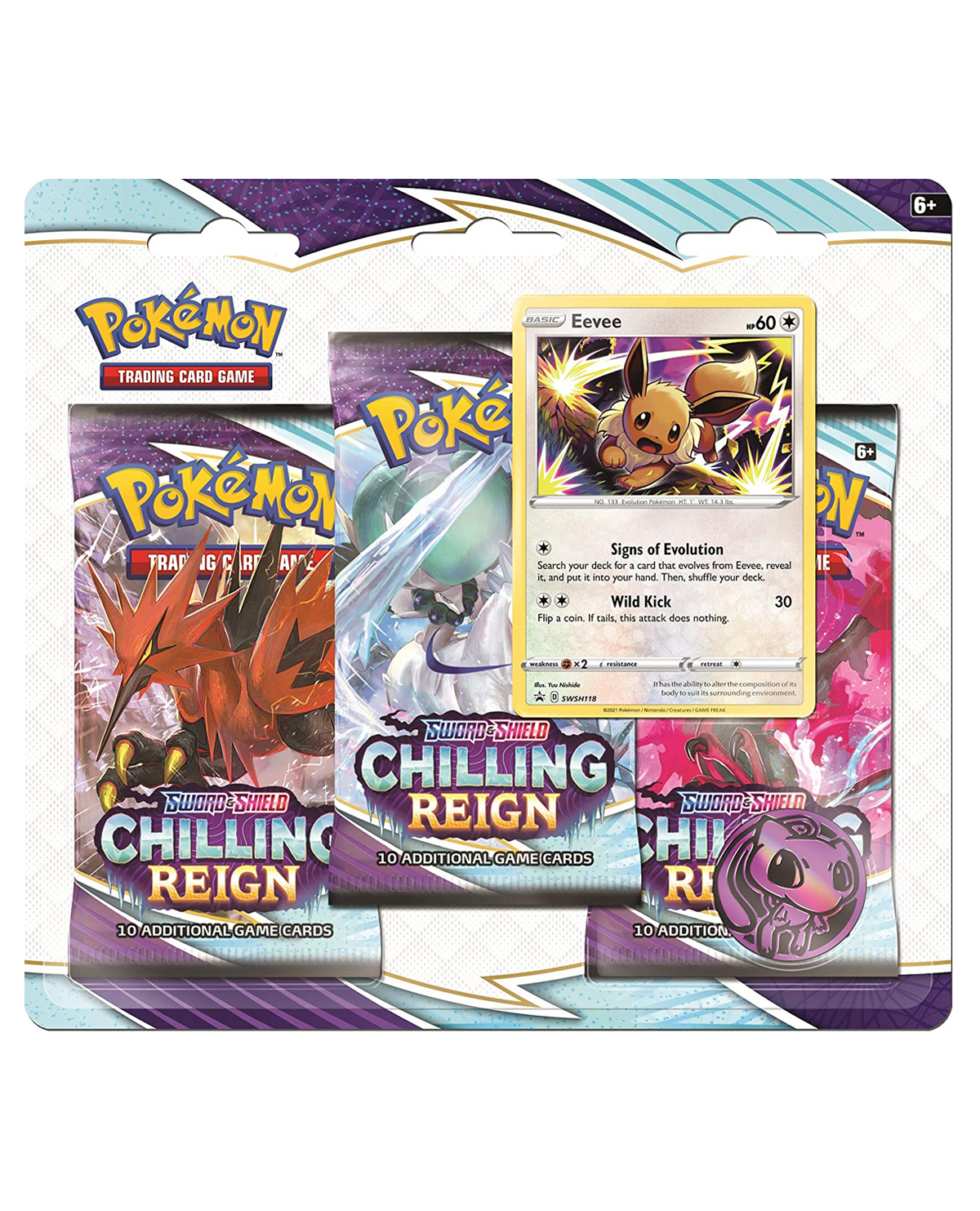 TRIPLE SOBRE POKEMON TRADING CARD GAME CHILLING REIGN - Image 2