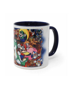 TAZA DE CERAMICA SUPER MARIO BROS WORLD BLUE