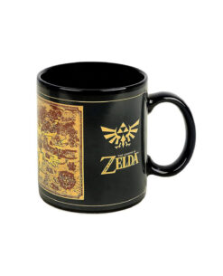 TAZA DE CERAMICA SENSIBLE AL CALOR THE LEGEND OF ZELDA MAP