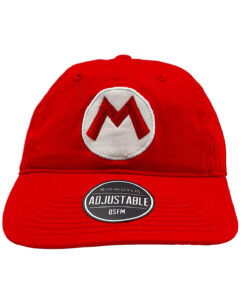 GORRA CLASICA SUPER MARIO LOGO ROJA