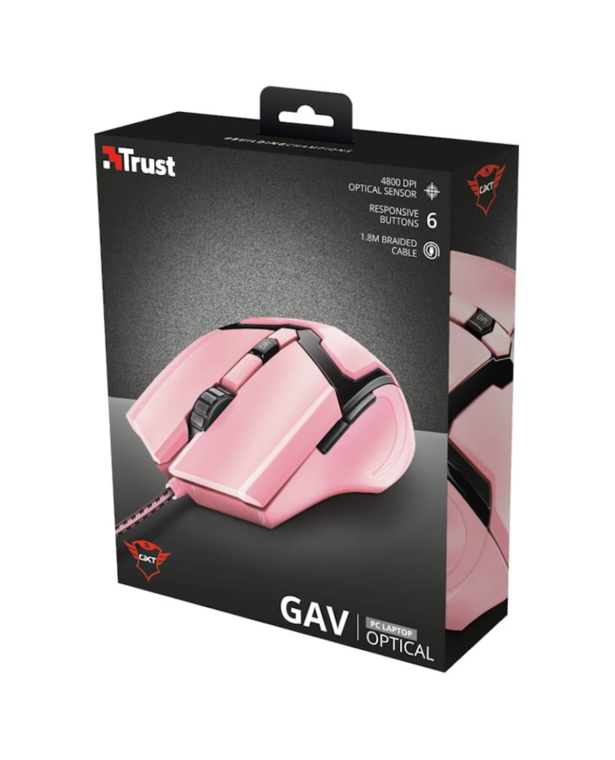 MOUSE ALAMBRICO TRUST GXT 101 PINK - Image 4