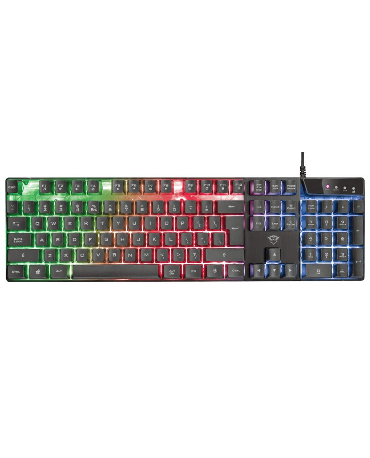 TECLADO ALAMBRICO TRUST GXT 835 AZOR ILLUMINATED - Image 2