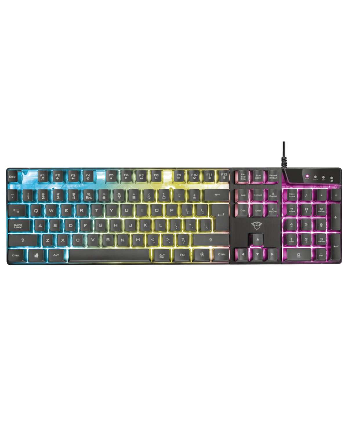 TECLADO ALAMBRICO TRUST GXT 835 AZOR ILLUMINATED - Image 3