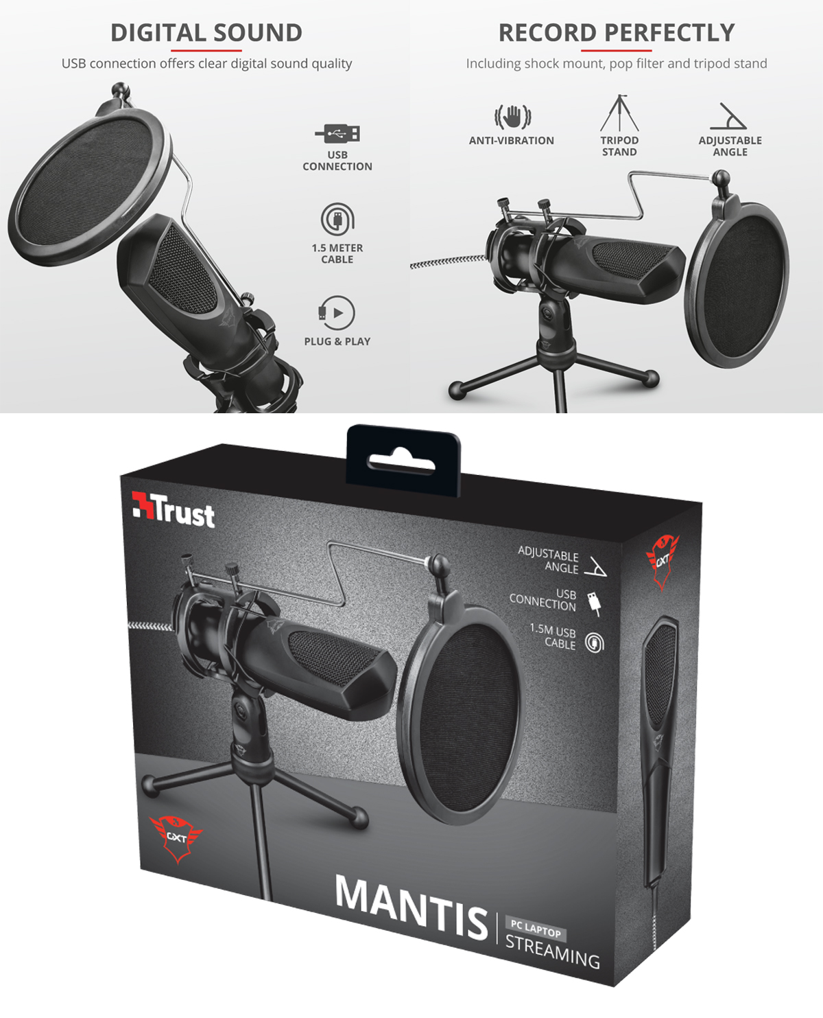 MICROFONO USB TRUST GXT 232 MANTIS - Image 4