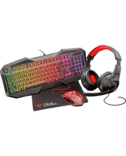 TECLADO HEADSET MOUSE AND MOUSE PAD TRUST GXT 1180W