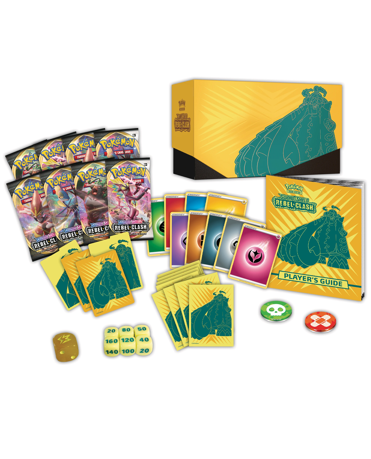 CAJA POKEMON TRADING CARD GAME SWORD AND SHIELD REBEL CLASH ELITE TRAINER SPANISH - Image 2