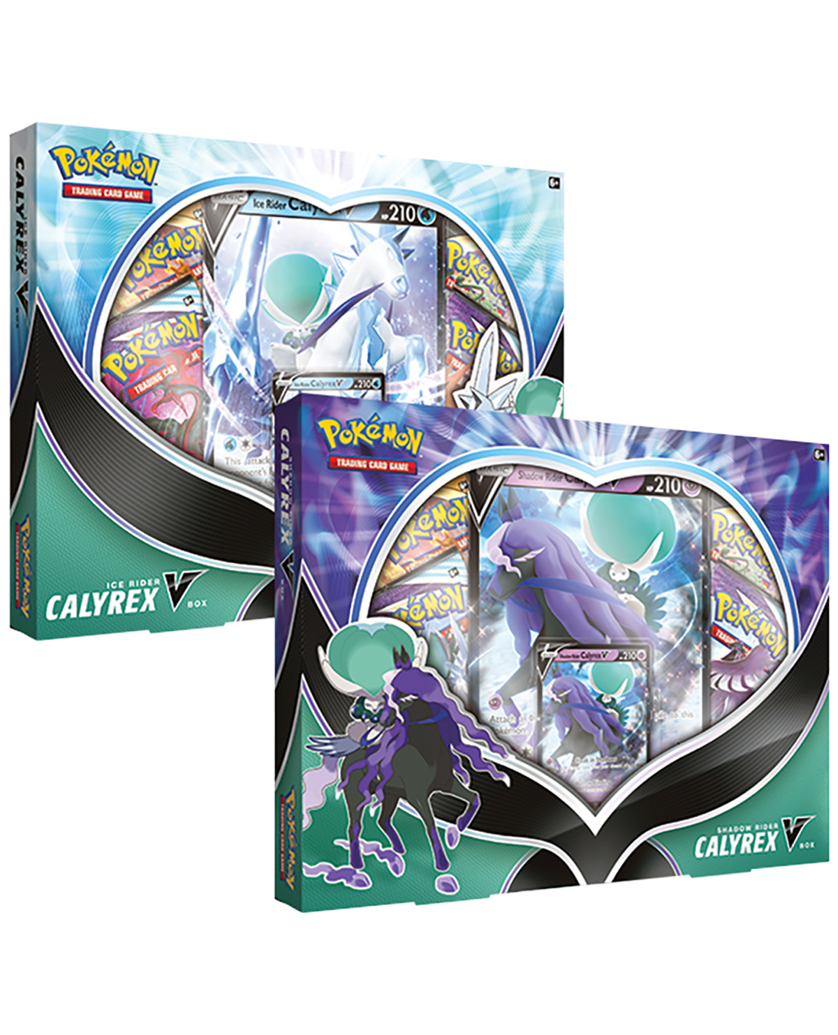 CAJA POKEMON TRADING CARD GAME ICE RIDER OR SHADOW RIDER CALYREX V