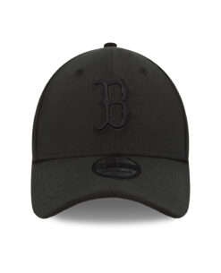 GORRA NEW ERA BLACK ON BLACK BOSTON RED SOX SM