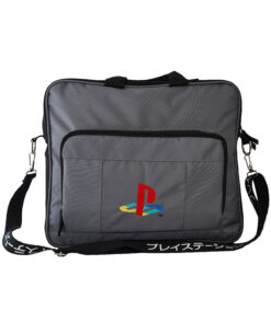 MOCHILA PLAYSTATION NEGRO CON GRIS