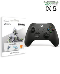CONTROL XBOX INALAMBRICO CARBON BLACK FORTNITE BUNDLE
