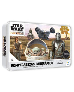 ROMPECABEZAS PANORAMICO 3 EN 1 STAR WARS THE MANDALORIAN EN TIN
