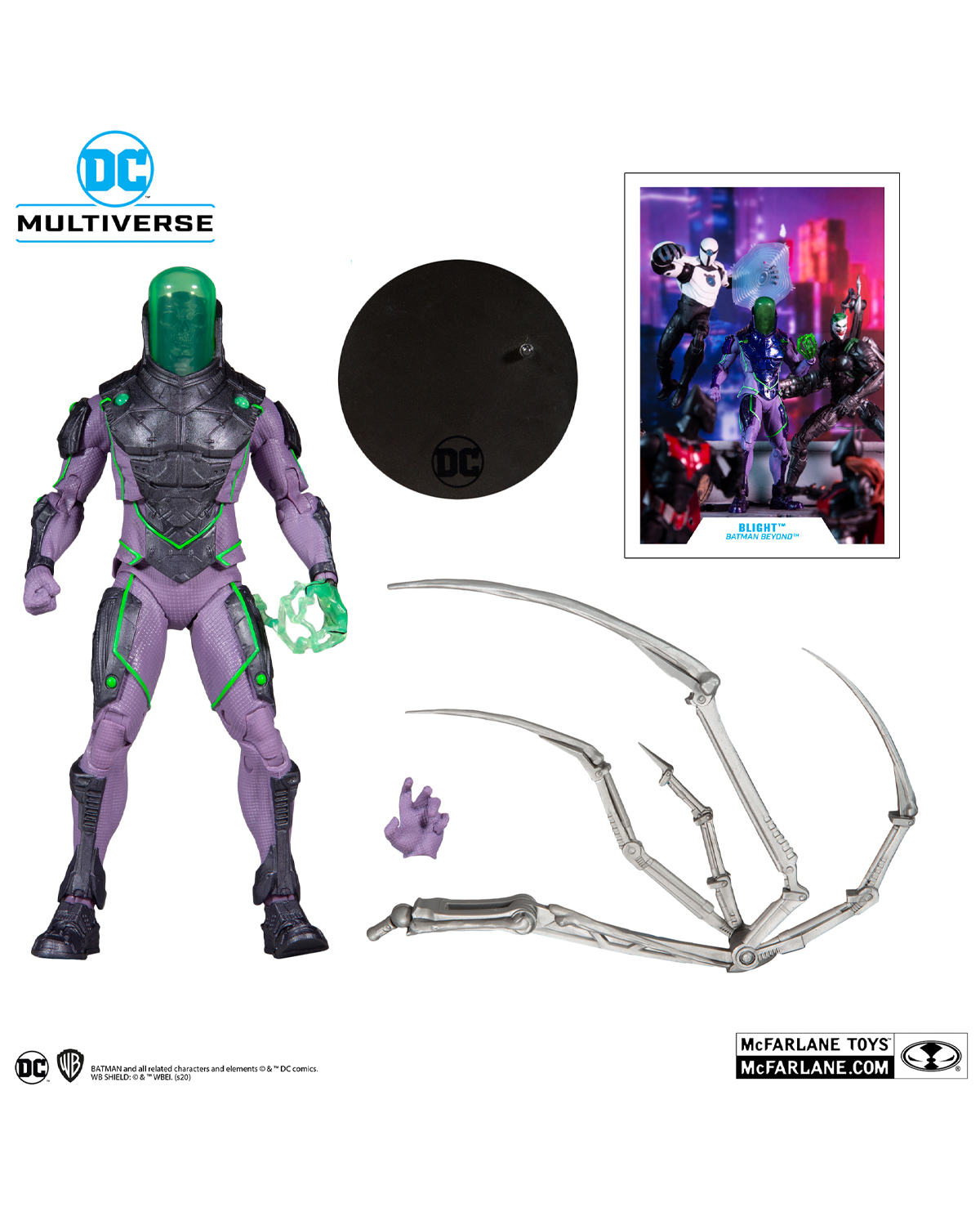 FIGURA DE ACCION MCFARLANE BATMAN BEYOND BLIGHT - Image 3