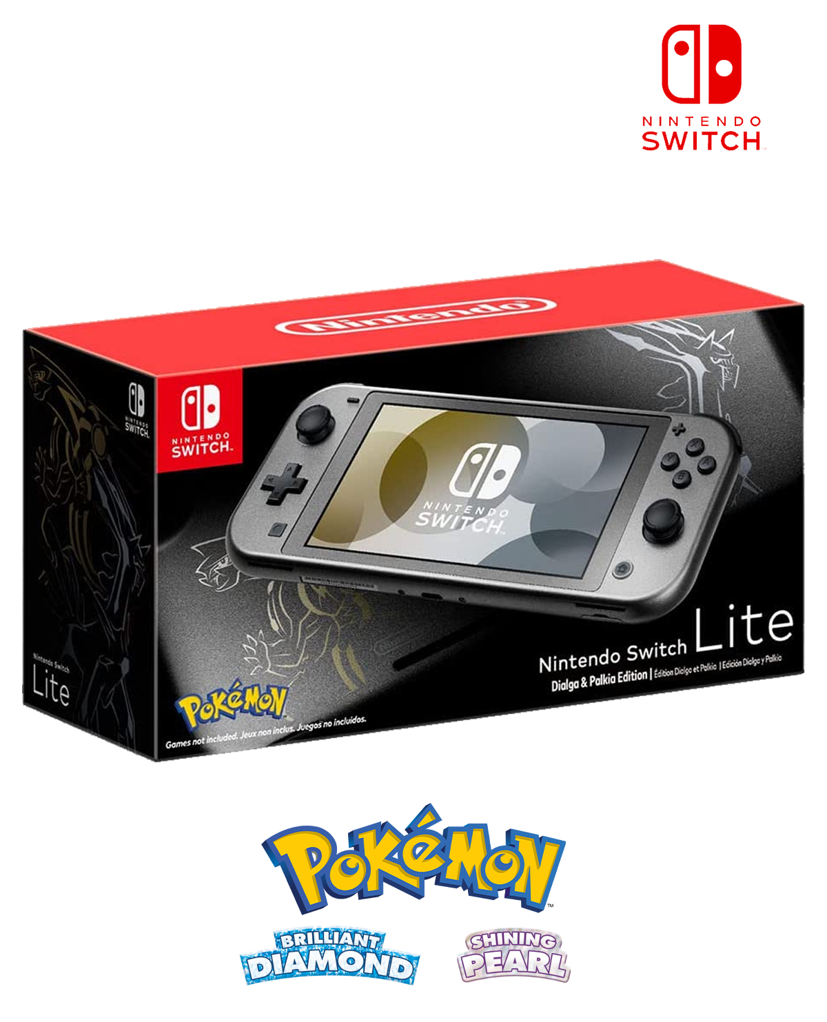 CONSOLA NINTENDO SWITCH LITE DIALGA Y PALKIA EDITION