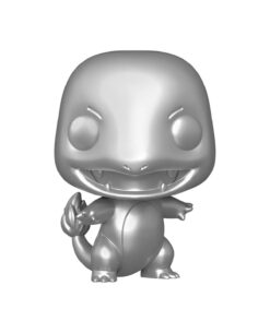 FIGURA POP POKEMON CHARMANDER SILVER METALLIC