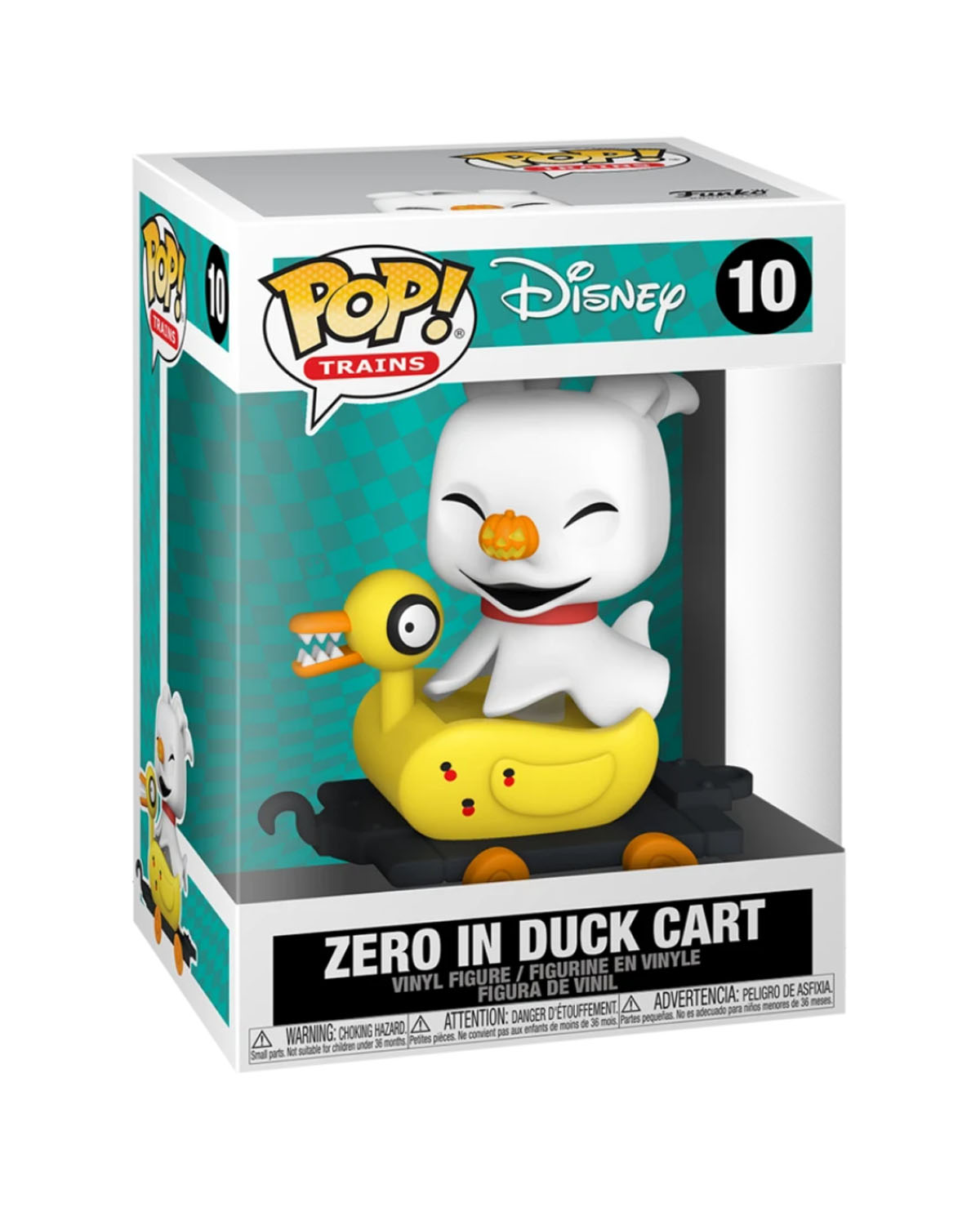 FIGURA POP NIGHTMARE BEFORE CHRISTMAS ZERO IN DUCK CART - Image 2