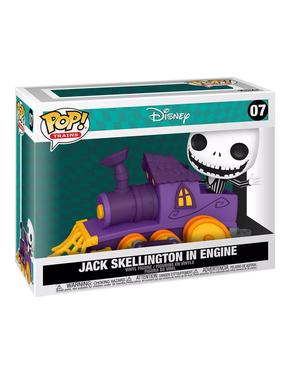 FIGURA POP NIGHTMARE BEFORE CHRISTMAS JACK IN TRAIN ENGINE - Image 2